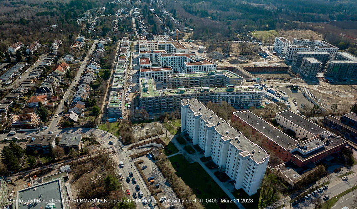 22.03.2023 - Baustele und Wohnanlage Alexisquartier